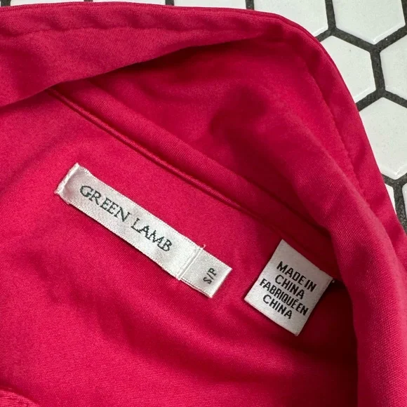 Green lamb golf shirt size small - Picture 3 of 4